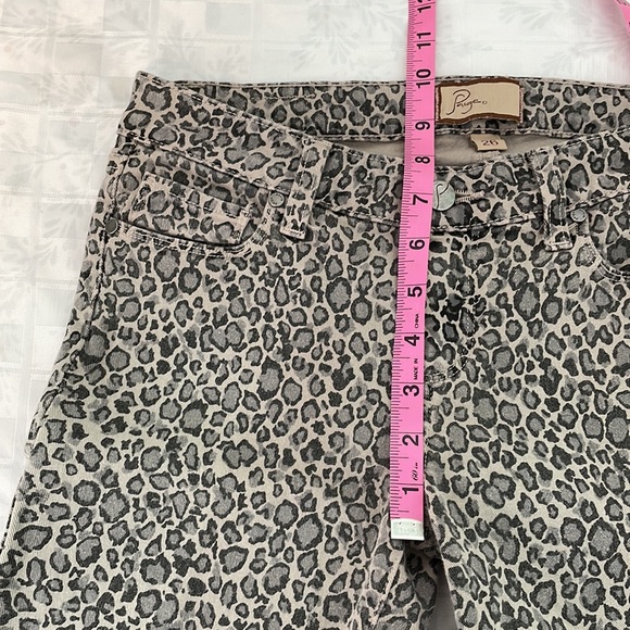 Paige Peg Skinny jeans snow leopard print size 26 - Picture 9 of 11